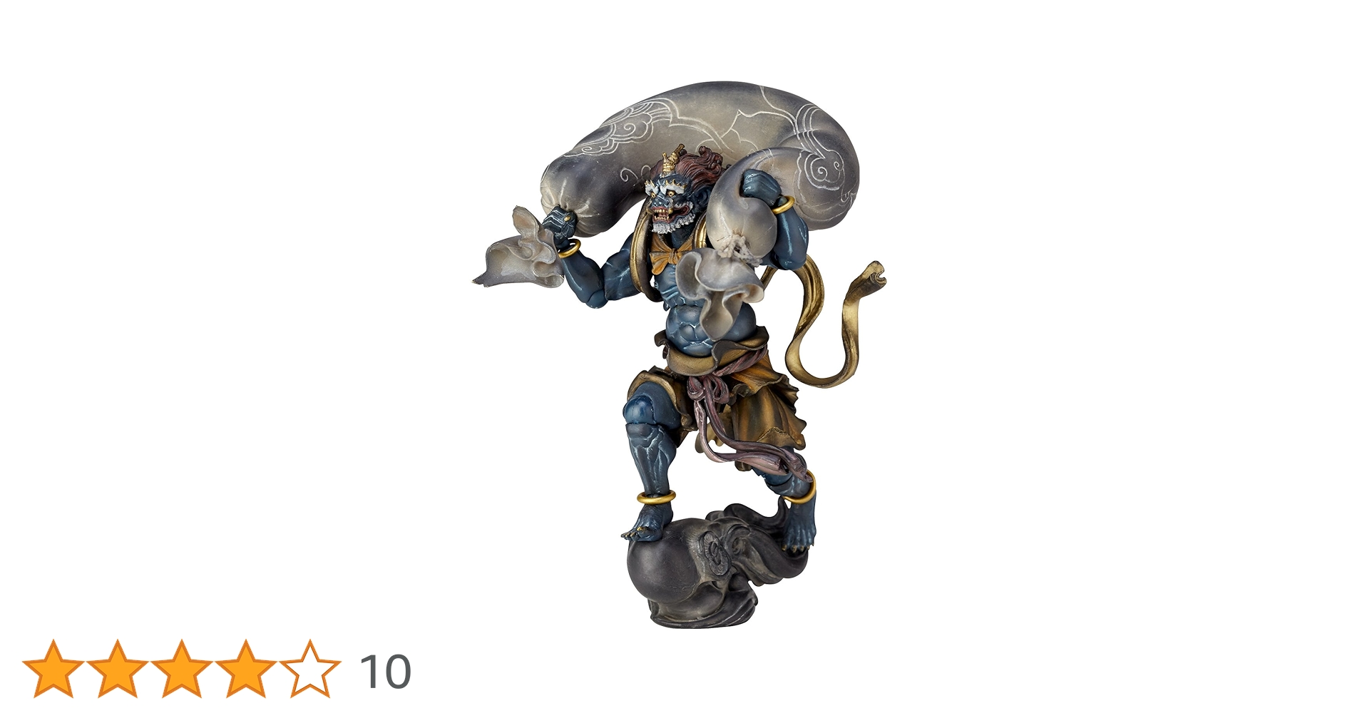 Amazon.co.jp: タケヤ式自在置物 風神 (青) 約140mm PVC&ABS製